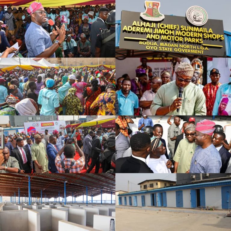 Olufade Delivers 540 Modern Shops, Motor Park as Governor Seyi Makinde Commissions Landmark Bodija Market Project