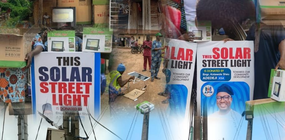 Oyo 2027: KSA Begins Solar Streetlight Installation Across 20 Wards in Ido/Ibarapa East